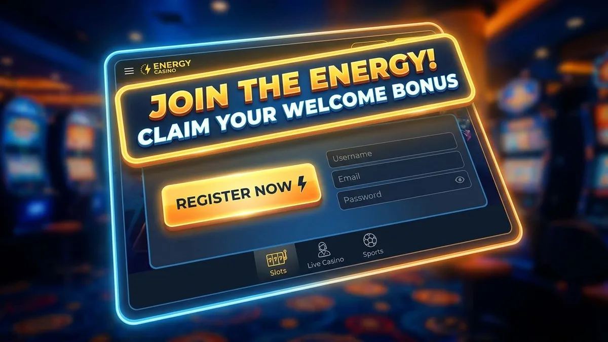 Rejestracja z bonusem w Energy Casino