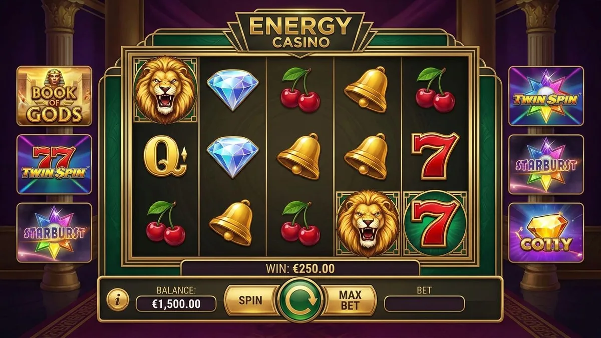 Gry kasynowe Energy Casino